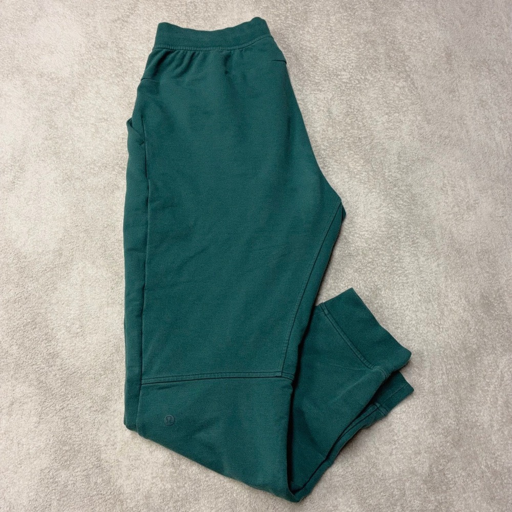 Lululemon City Sweat Jogger Green Athletic Fleece LM5AJTS Mens L